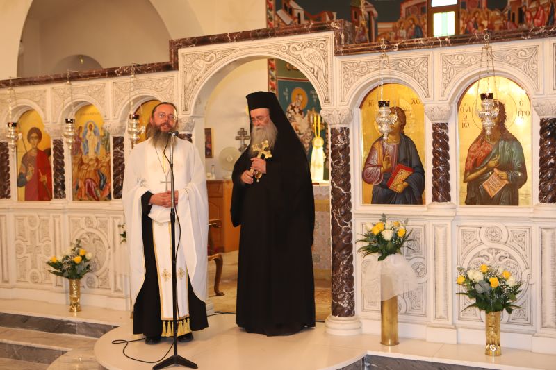 Υποδοχή Ιερού Λειψάνου Αγίου Εφραίμ Ν. Μάκρης στην Ιερά Μονή Μεταμορφώσεως του Σωτήρος Πρασινάδας Παρανεστίου. 